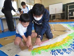 2年生手形作品づくり