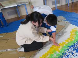 2年生手形作品づくり