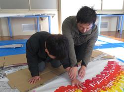 4年生手形作品づくり