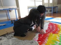 4年生手形作品づくり