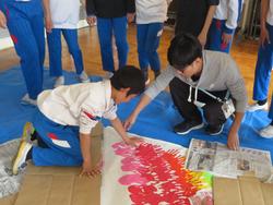 5年生手形作品づくり
