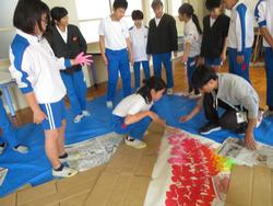 5年生手形作品づくり