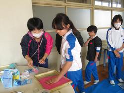 5年生手形作品づくり