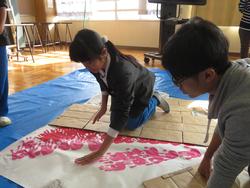 5年生手形作品づくり