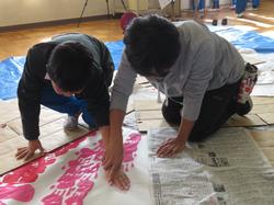 5年生手形作品づくり