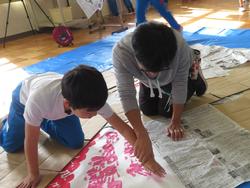 5年生手形作品づくり