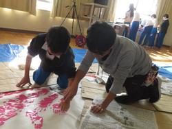 5年生手形作品づくり