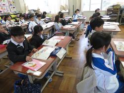1年生国語の授業