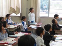 1年生国語の授業