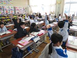1年生国語の授業