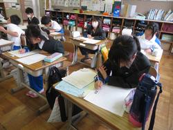 3年生校外学習新聞づくり