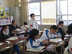 5年生保健体育の授業