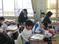 5年生保健体育の授業