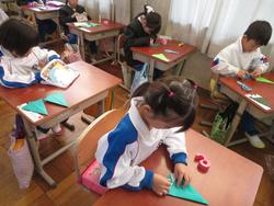 1年生図工の授業