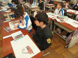 1年生国語の授業