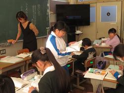 4年生国語の授業