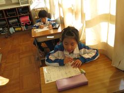 2年生国語の授業