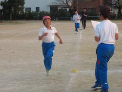 駅伝の練習の様子