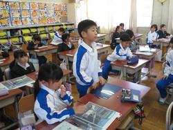 1年生国語の授業