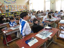 1年生国語の授業