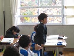 2年生国語の授業
