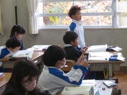 2年生国語の授業