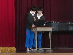 児童集会の様子