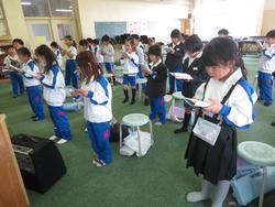 1年生音楽の授業
