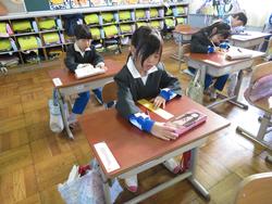 1年生国語の授業