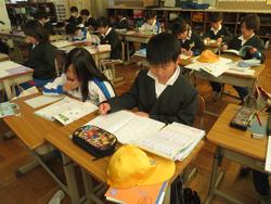 3年生算数の授業