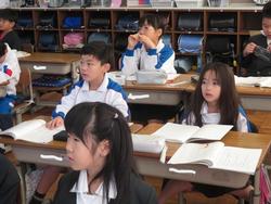 2年生国語の授業
