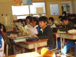 4年生国語研究授業の様子