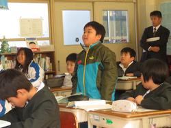 4年生国語研究授業の様子