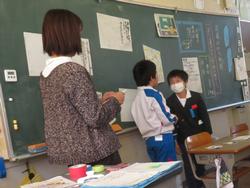 4年生国語研究授業の様子