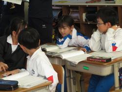 4年生国語研究授業の様子