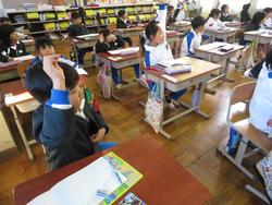 1年生算数の授業