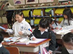 1年生国語の授業