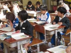 1年生国語の授業