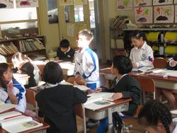 1年生国語の授業