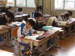 1年生国語の授業