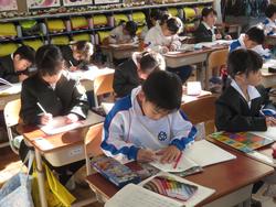 1年生国語の授業