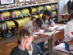 1年生国語の授業