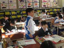 1年生国語の授業