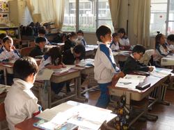 1年生国語の授業
