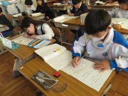 2年生国語の授業
