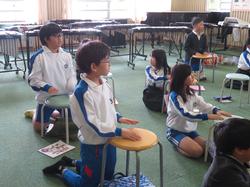 4年生音楽の授業