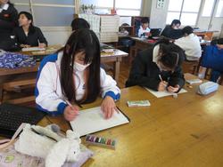 5年生図工の授業
