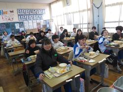 今年最後の給食