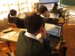 6年生家庭科の授業