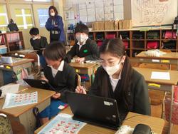 6年生家庭科の授業